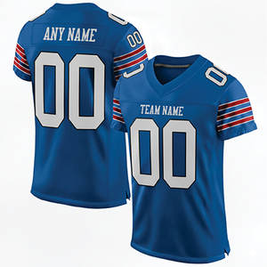 Jersey de Fútbol Americano Personalizado de Última Moda OEM para Hombre, Impresión Digital, Manga Corta, Logotipo para Equipo Deportivo - Product Image 3