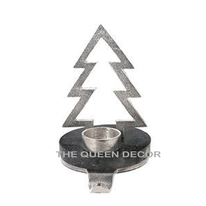 Christmas Tree Silhouette Iron Candle <b>Holder</b> Premium Bohemian <b>Stocking</b> <b>Holder</b> Candelabra Blank Sublimation - Product Image 1