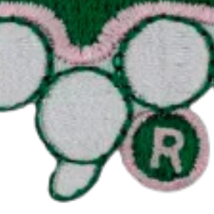 Parche Bordado Rosa y Verde con Insignia de la Hermandad Griega AKA, Termoadhesivo o para Coser en Chaquetas, Bolsos y Gorras - Product Image 5