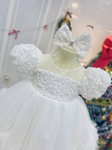 Robe longue décontractée pour filles, faite à la main, ODM/OEM, style licou, pour anniversaire, plusieurs options de couleurs, plusieurs couches, respirante, écologique, motif original - Product Image 3