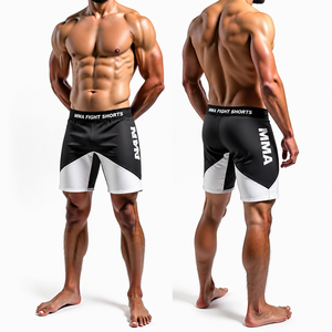 Custom HD Print Mens Sublimated MMA Fight <b>Shorts</b> No Gi BJJ <b>Grappling</b> <b>Shorts</b> Wholesale MMA Wear Jiu Jitsu Kimono Comfortable Wear - Product Image 2