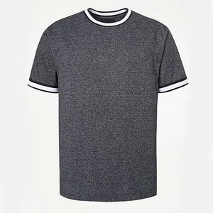 Camisetas de algodón casuales para hombre con nuevo diseño de moda, personaliza tu propio logotipo, camisetas de algodón lisas para hombre para uso casual. - Product Image 5