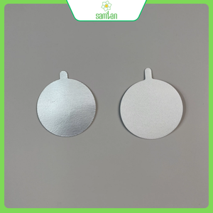 Feuille d'étanchéité en aluminium gaufré de qualité alimentaire pour yaourt - Product Image 4