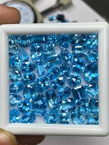 พลอยโทแพซสีเหลืองธรรมชาติทรงรีเหลี่ยมเพชรพลอย 20 กะรัต สำหรับทำเครื่องประดับ ZUBEDA GEMS and JEWELRY - Product Image 6