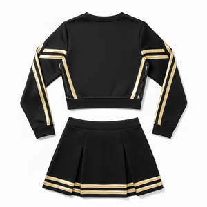 Ropa de Animadoras Más Vendida, Uniformes Personalizados con la Identidad del Equipo, Uniformes de Animadoras Sexys con Falda sin Mangas, Ropa Deportiva para Equipos - Product Image 4