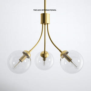 Lustre vintage, décoration champêtre française, structure en métal, abat-jour en tissu avec perles de cristal, LED, lumières rustiques pour mariage, lustre - Product Image 5