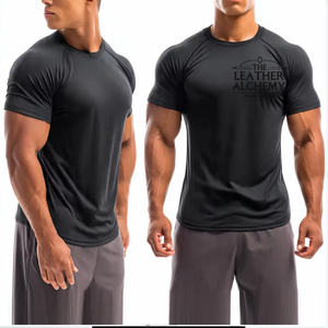 Camiseta Deportiva de Alto Rendimiento para Hombre, Secado Rápido, Tejido Elástico, Ecológica, Corte Ajustado, para Fitness, Running, Gimnasio, Entrenamiento Atlético - Product Image 1