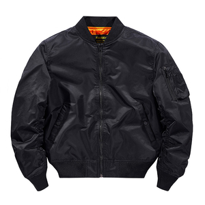 <b>Men</b> Flight Pilot Bomber <b>Jacket</b> Winter Bomber <b>Jackets</b> Windbreaker <b>Baseball</b> Bomber <b>Jackets</b> - Product Image 3