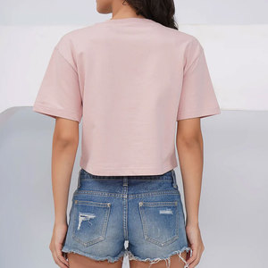 Breathable High Quality Best Service Soft Comfortable Fit Stylish New Design Best Supplier Street Wear Printed Women Crop Top - Product Image 3