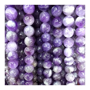 semi stone beads natural import gemstone string amethyst bulk wholesale gemstone