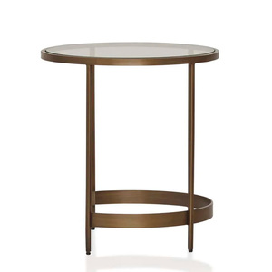 New Design Casted Glass Top <b>Nesting</b> <b>Tables</b> Handmade Living Room Furniture Round Top Metal <b>Nesting</b> <b>Tables</b> Set Of 2 - Product Image 4