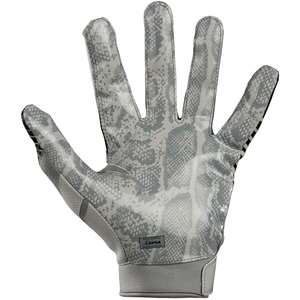 Gants de football à doigts entiers, pointes des doigts en maille respirante, polyester, unisexe, toutes saisons, fermeture à boucle, gants de football américain - Product Image 3
