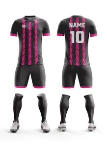 Uniformes de Fútbol Personalizados para Adultos, Conjunto de Camisetas de Fútbol con Serigrafía, Cuello Redondo, Poliéster/Algodón, Manga Corta, para Todas las Temporadas - Product Image 4