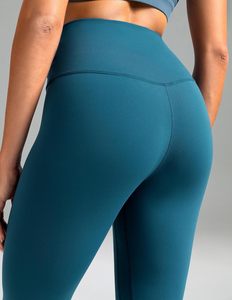 Leggings pour femmes en Spandex/Polyester, doux, élastiques, taille haute, avec cordon de serrage, écologiques, pour entraînement, course, yoga, gym - Product Image 5