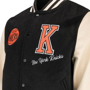 Veste de baseball robuste en velours enduit, anti-boulochage, coupe ample, décontractée, formelle, sportive, coupe-vent, avec logo personnalisé - Product Image 2