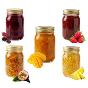 Wholesale Price Hot Sale International Standard Delicious <b>Jam</b> Filling In Mason Jar - Product Image 1