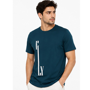 T-shirt en coton pour homme, imprimé sur mesure, manches courtes, confortable, streetwear décontracté, vente en gros de vêtements, t-shirt en coton pour homme en gros - Product Image 5