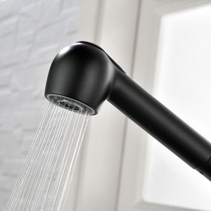 Rubinetto da Cucina Monocomando con Doccetta Estraibile in Acciaio Inox Nero Opaco - Product Image 6