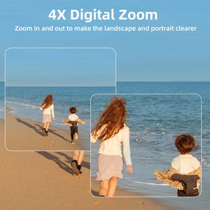 กล้องถ่ายใต้น้ำ 48MP Retro HD 1080P กันน้ำ หน้าจอ 2.4 นิ้ว IP68 กันน้ำลึก 5 เมตร โฟกัสอัตโนมัติ ซูมดิจิตอล 4 เท่า สำหรับดำน้ำ - Product Image 5