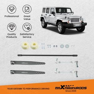 Jeep Wrangler TJ LJ 1997-2006 C33827950 Front Sway Bar Kit with Steel Arms <b>Stabilizer</b> Links - Product Image 6