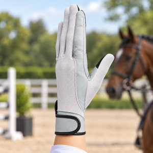 Gants d'équitation en cuir de haute qualité pour l'hiver, à doigts entiers, antidérapants, sur mesure, unisexes, avec service OEM ODM, qualité supérieure - Product Image 2