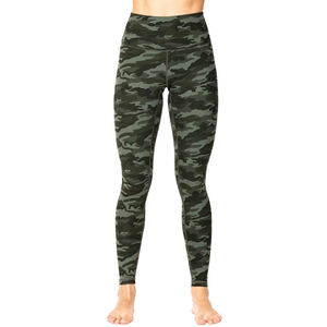 High Waist Camouflage <b>Print</b> <b>Leggings</b> Women Full Length Stretch Yoga Pants Sporty Style All Seasons Knitted Fabric - Product Image 6