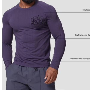 Camiseta Deportiva para Hombre, para Entrenamiento, Gimnasio, Ropa Deportiva de Alto Rendimiento, Transpirable, de Secado Rápido, Ligera y Cómoda - Product Image 1