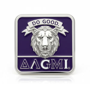 Emblèmes de voiture personnalisés en métal émaillé souple pour les clubs universitaires, les équipes scolaires et les cadeaux de sororités. - Product Image 2