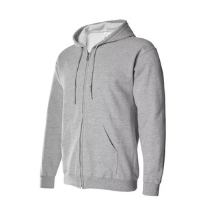 Sudadera con Capucha Unisex Premium, Personalizada con Logotipo Bordado, 100% Algodón Velour, Invierno, Cierre de Cremallera, Talla Grande, Estilo Urbano - Product Image 3
