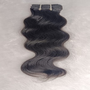 Extensiones de Cabello Humano 100% Virgen, Ondulado Natural, Cabello Remy en Paquetes, Venta al Por Mayor de Fábrica - Product Image 3