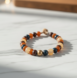 กำไลข้อมือหินหลายชนิดทำมือขายดี เงินแท้ 925 ชุบทอง 18K ขนาด 2.6 นิ้ว เครื่องประดับอัญมณีสำหรับงานแฟชั่น ปาร์ตี้ งานแต่งงาน - Product Image 3