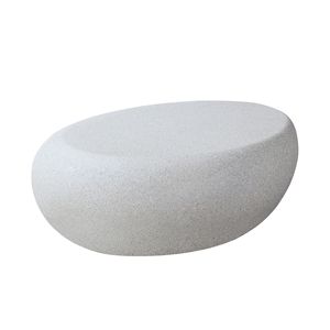Tavolino da Caffè Ellittico Vintage in Fibra di Vetro 43.31 Matrere Rocks per Soggiorno, Finitura Opaca Irregolare per Divano - Product Image 6