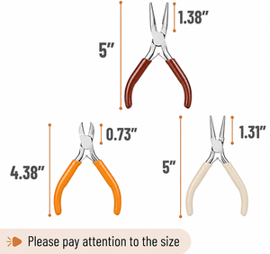 Durable Jewelry Pliers Set for Beading <b>Wire</b> Wrapping Jewelry Repair <b>Crafting</b> and Professional DIY Applications - Product Image 3