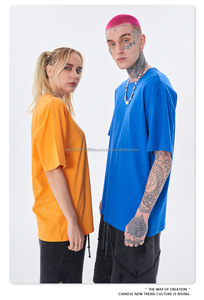 Proveedor de camisetas, a la moda de algodón Camiseta extragrande, camiseta en blanco de ajuste cuadrado personalizada para ropa de hombre, camiseta - Product Image 4