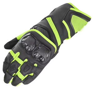 Gants de moto de course sur mesure à doigts complets, coupe-vent, respirants, légers, compatibles écran tactile, en cuir PU, pour le cyclisme sportif - Product Image 6