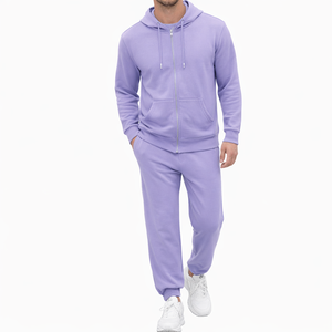 Ensemble de survêtement personnalisé pour équipe, tenue d'entraînement sportif, football, course à pied, vêtements de sport, séchage rapide, 100% coton, à capuche, antibactérien, OEM - Product Image 6