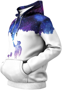 Sudaderas con capucha y bolsillos frontales para invierno, servicio OEM, diseño personalizado, impresión 3D, sudaderas con capucha para hombre con tela de algodón y forro polar. - Product Image 5