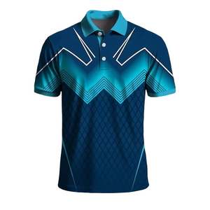 Camisetas de Golf de Manga Corta Color Verde Oliva para Hombre, Logotipo Frontal Estampado por Transferencia de Calor, Jersey Informal de Punto Transpirable de 180 g - Product Image 1