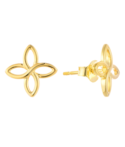 Pendientes Pequeños Minimalistas Chapados en Oro Hipoalergénicos al por Mayor de Fábrica, Unisex para Bodas y Fiestas - Product Image 2