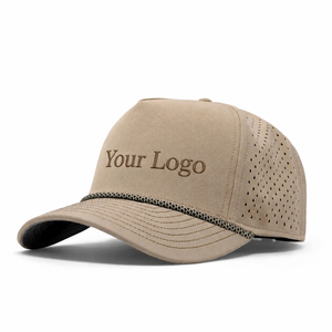 Gorra de Golf de 6 Paneles con Estampado de Goma Verde Personalizado, Cuerda Ajustable, Estilo Urbano Unisex, Gorra de Golf Informal, Logotipo Bordado Personalizado OEM - Product Image 4