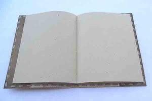 Camelon Exports Leather Composition <b>Book</b> <b>Yellow</b> Light Brown Hardcover Sewing Binding Refillable Journal 48 Sheets Rajasthan - Product Image 4
