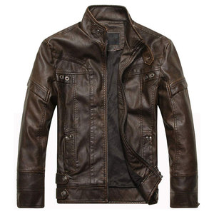 Sustainable Heavy Duty Leather <b>Winter</b> <b>Jacket</b> Waterproof Leather <b>Jacket</b> <b>Cheap</b> Price Leather <b>Jacket</b> - Product Image 1