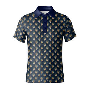 Camiseta Polo de Golf Ligera y Elástica de Secado Rápido para Hombre, Precio al por Mayor, Camisetas Polo de Manga Corta con Absorción de Humedad para Hombre - Product Image 6
