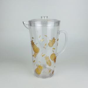 Jarra de Agua de Plástico con Diseño de Piña, Libre de BPA, Resistente a Impactos, con Tapa - Product Image 2