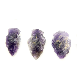 Pointes de flèche en pierre naturelle, améthyste, jaspe fantaisie, pour la lithothérapie, vente en gros de pierres précieuses et de cristaux - Product Image 4
