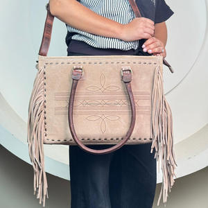 2025, con flecos de cuero bolso de mano de gamuza auténtica con diseño Popular a la moda, bolsos de mujer, bolso cruzado de lujo para mujer - Product Image 4