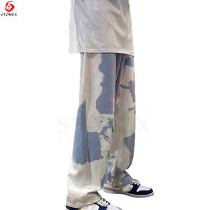 Pantalon de jogging tie-dye pour homme, streetwear décontracté personnalisé, mélange de coton premium, coupe décontractée, pantalon de survêtement tendance - Product Image 2