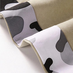 Shorts pour hommes en toile 100% coton, imprimés par sublimation, mode estivale, taille élastique, écologiques, séchage rapide, respirants - Product Image 6