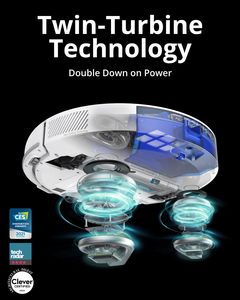 หุ่นยนต์ดูดฝุ่น eufy RoboVac X8 พร้อมระบบนำทาง iPath AI, Map 2.0 และ Wi-Fi สำหรับขนสัตว์เลี้ยง สีขาว - Product Image 2
