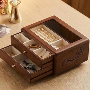 Designer Wooden Jewelry <b>Box</b> with Traditional Decorative Artwork for Home and Gifting Use Wedding Return <b>Gift</b> Boxes - Product Image 4